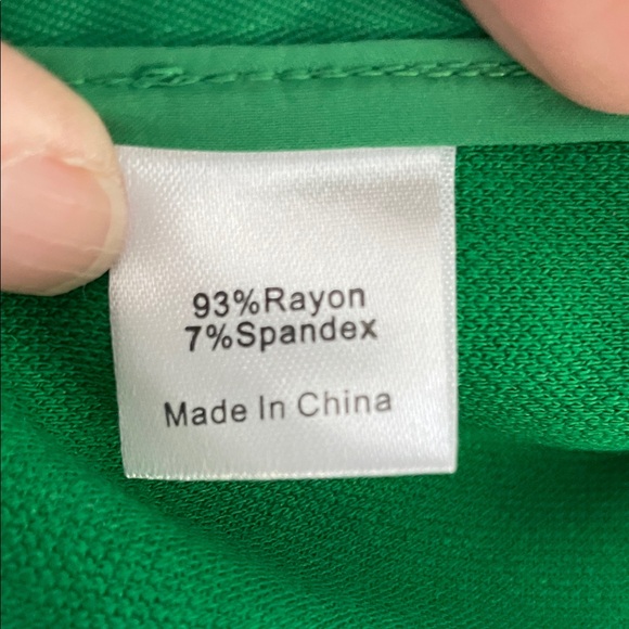 Tuckernuck Bright Green Cropped Flare Pants - Picture 7 of 9